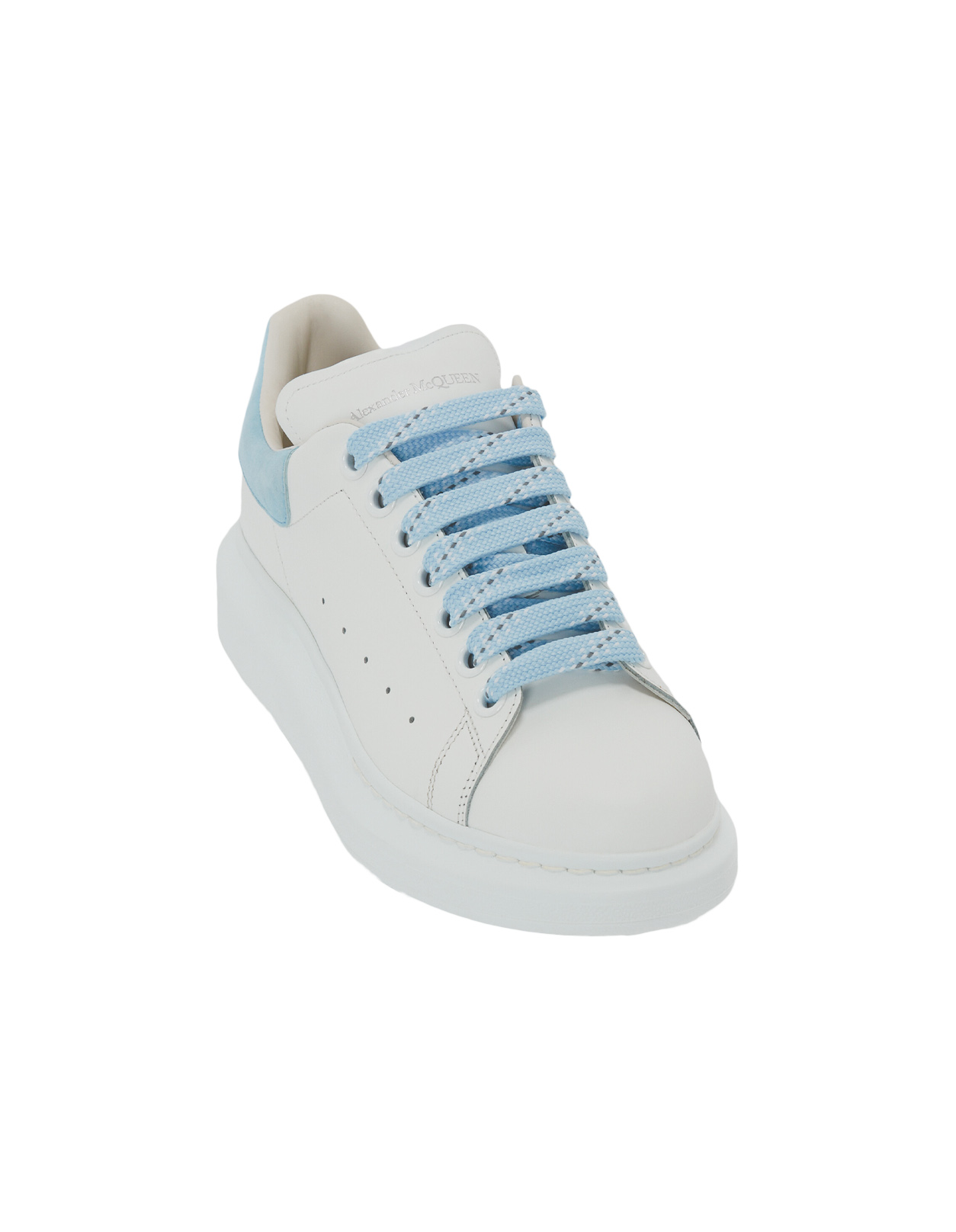 Oversize Sneakers With Light Blue Suede Spoiler - ALEXANDER MCQUEEN -