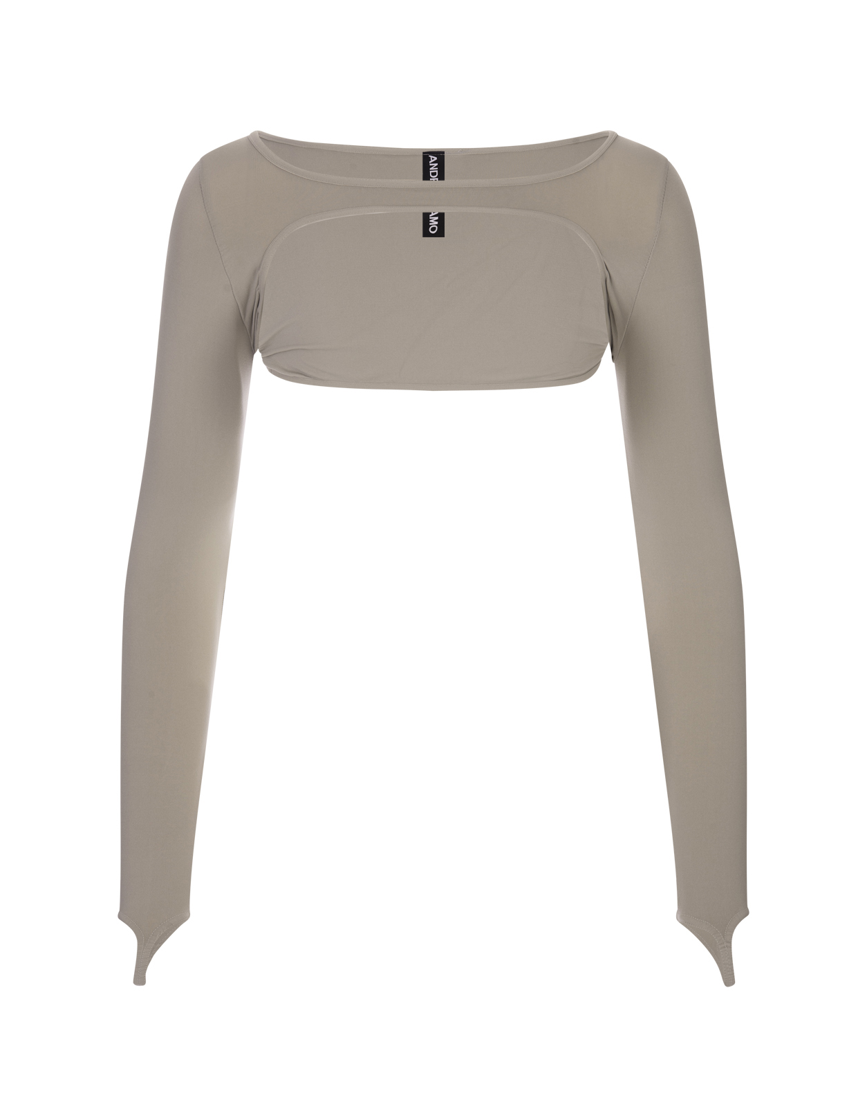 Top Crop Sculpting Harness Taupe ANDREADAMO | ADPF23TO199487751775
