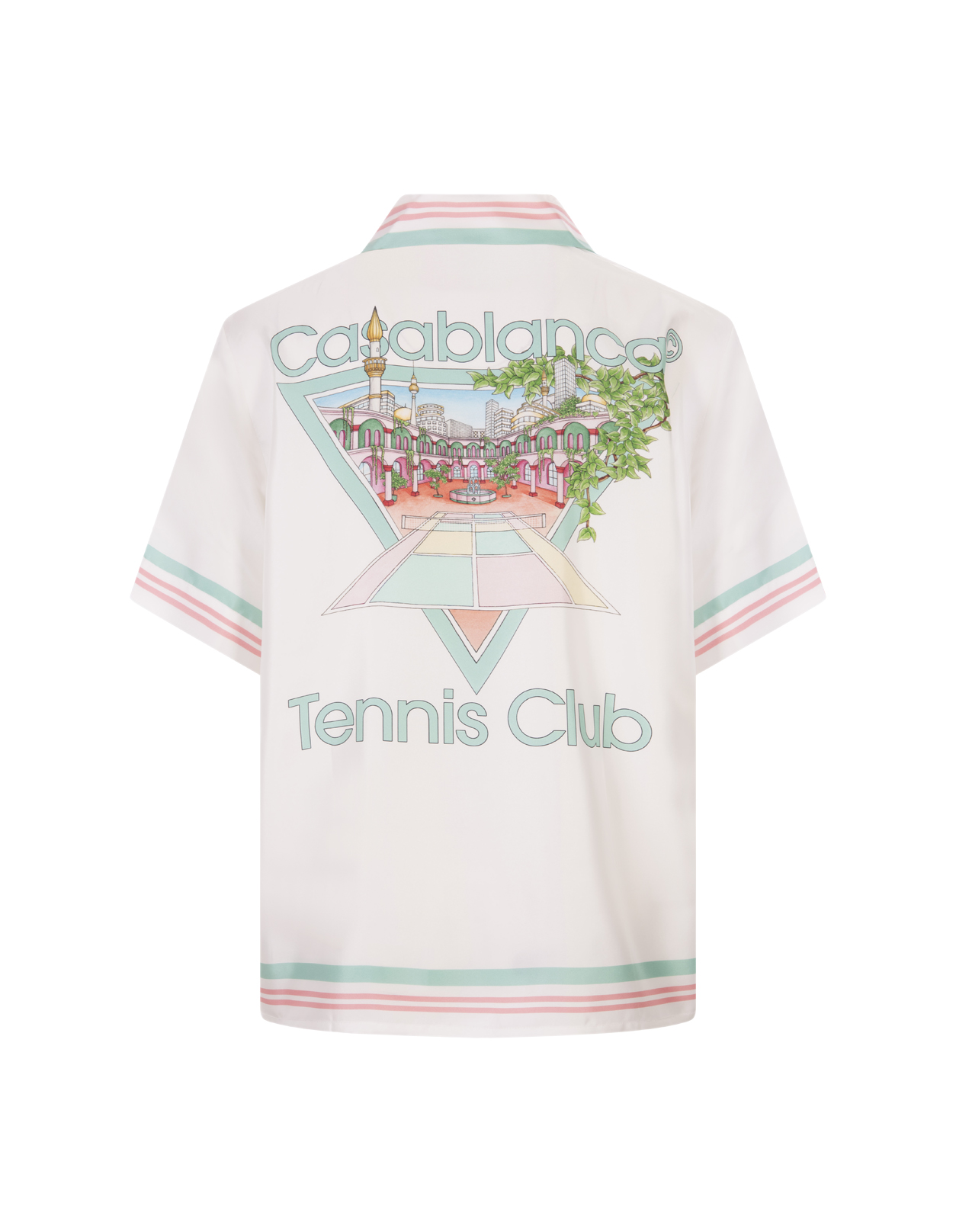 Camicia Tennis Club Icon In Seta CASABLANCA | MF23-SH-003001
