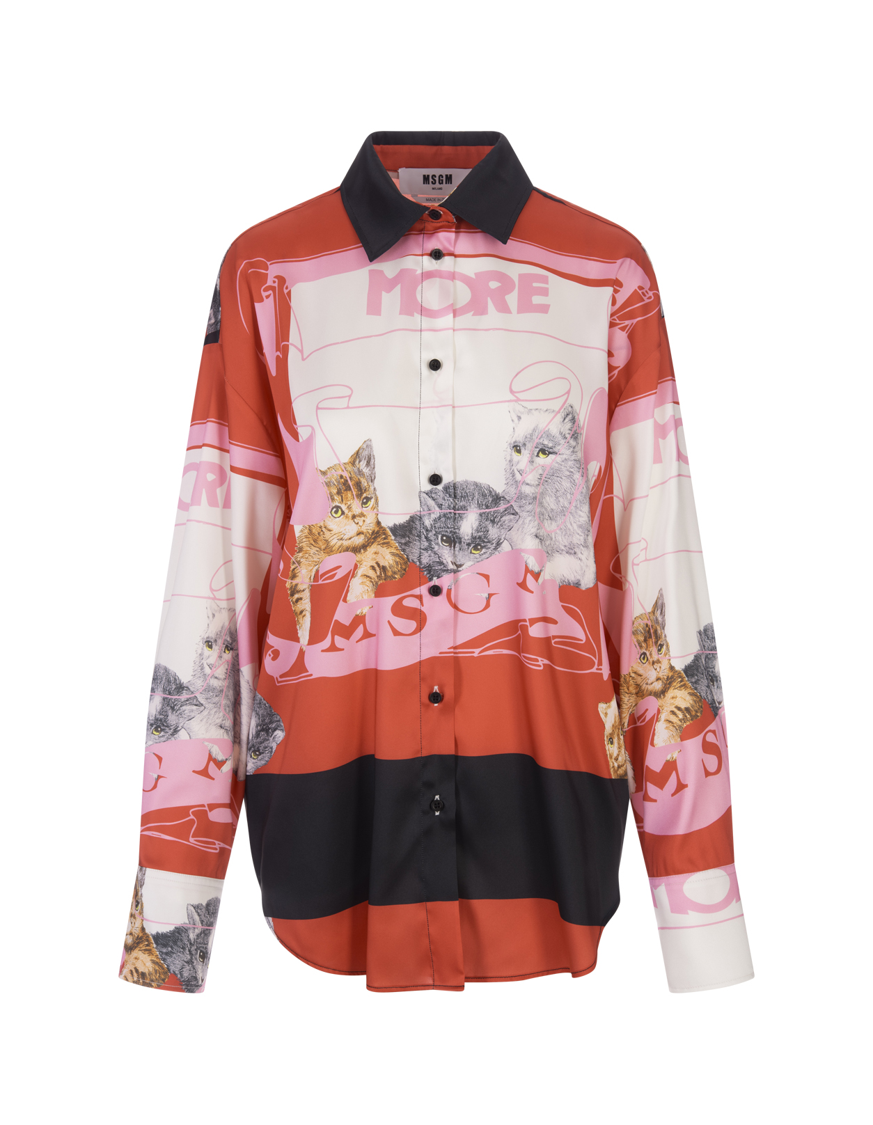 Red Shirt of the "Lorenza Longhi x MSGM" Collaboration   MSGM