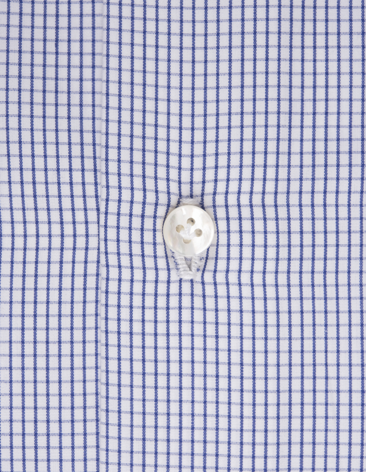 Camicia In Cotone Con Motivo a Quadri Graph Blu RUSSO CAPRI | QUADRETTO COTONEBLU