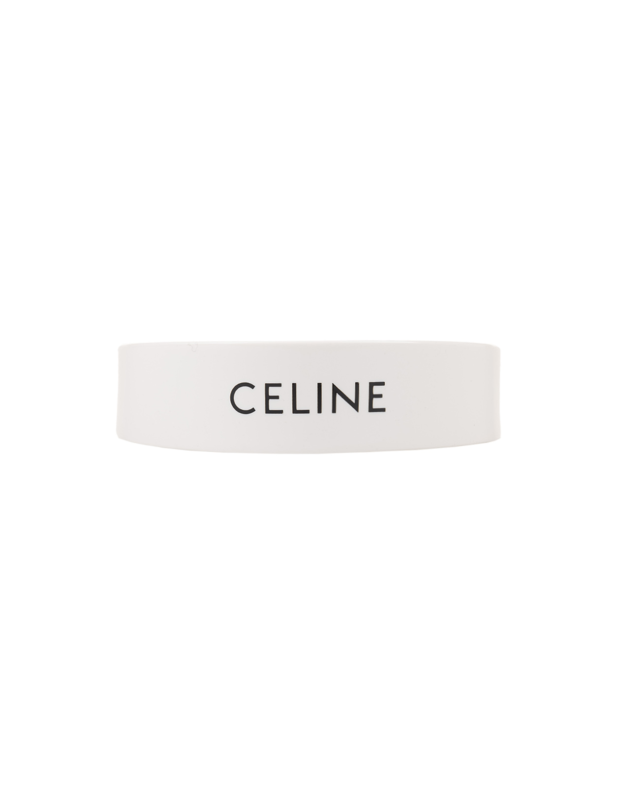 Cerchietto Bianco Con Logo CELINE | 46Y376CLA01OB