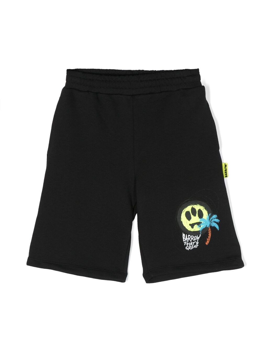 Shorts Neri Con Logo e Grafica BARROW KIDS | S4BKJUBE023110