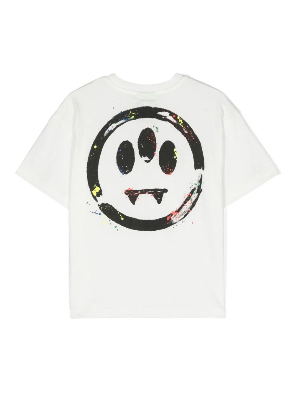 T-Shirt Bianca Con Logo Lettering BARROW KIDS | S4BKJUTH115002