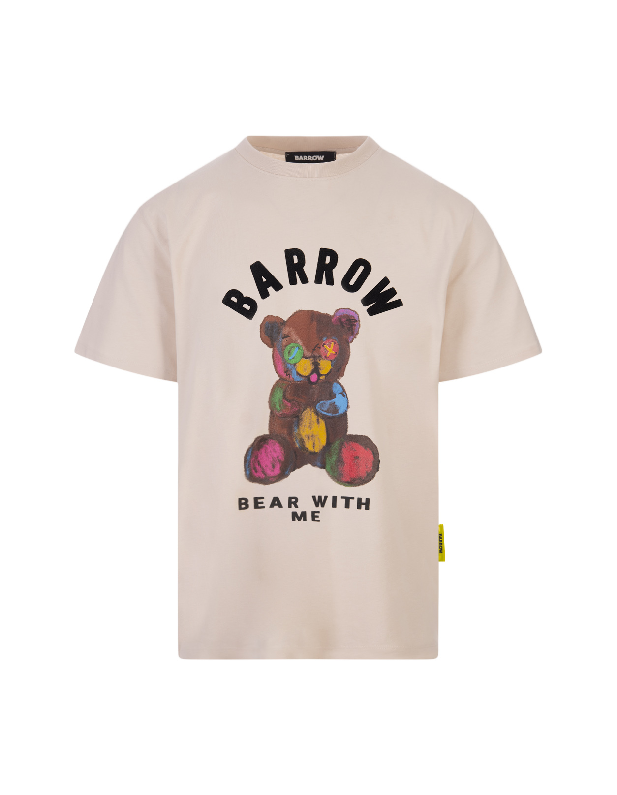 T-Shirt Tortora Con Orsetto BARROW | S4BWUATH040BW009