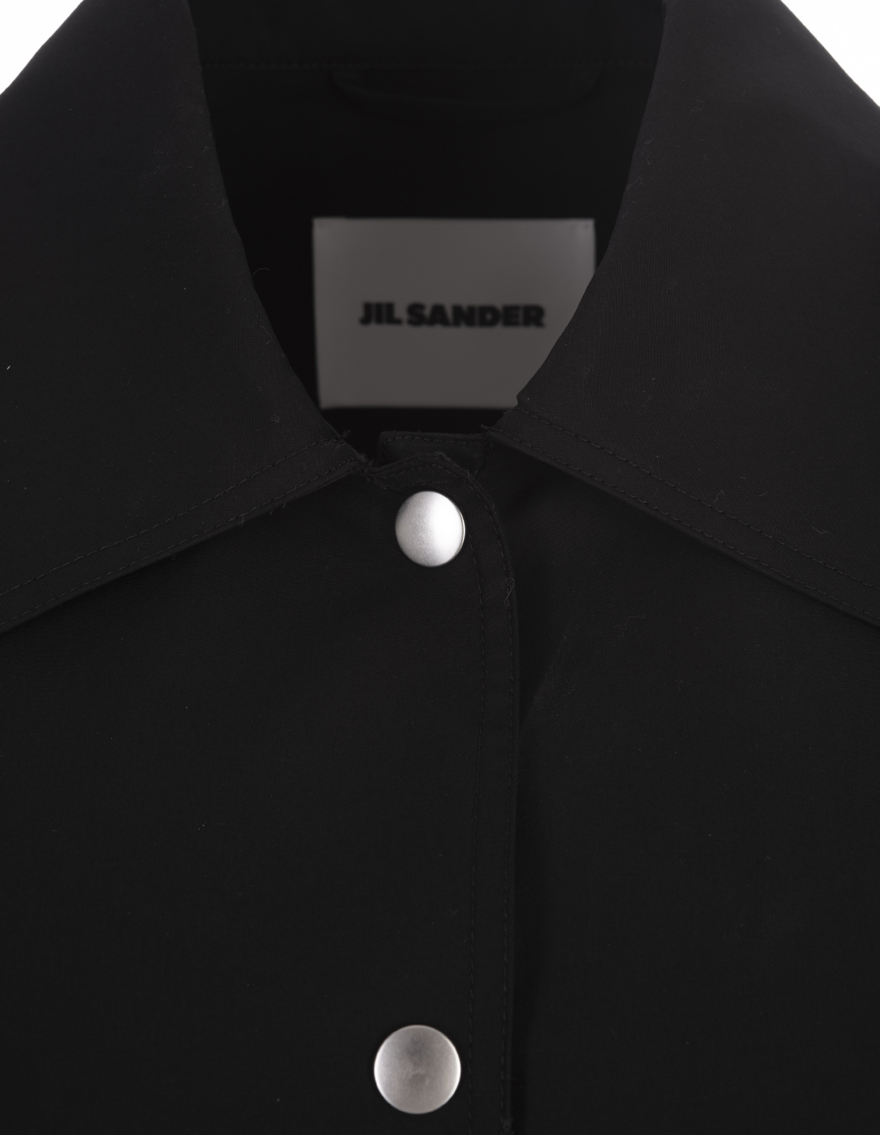Giubbotto Nero Con Logo JIL SANDER | J04AM0001-J45063001