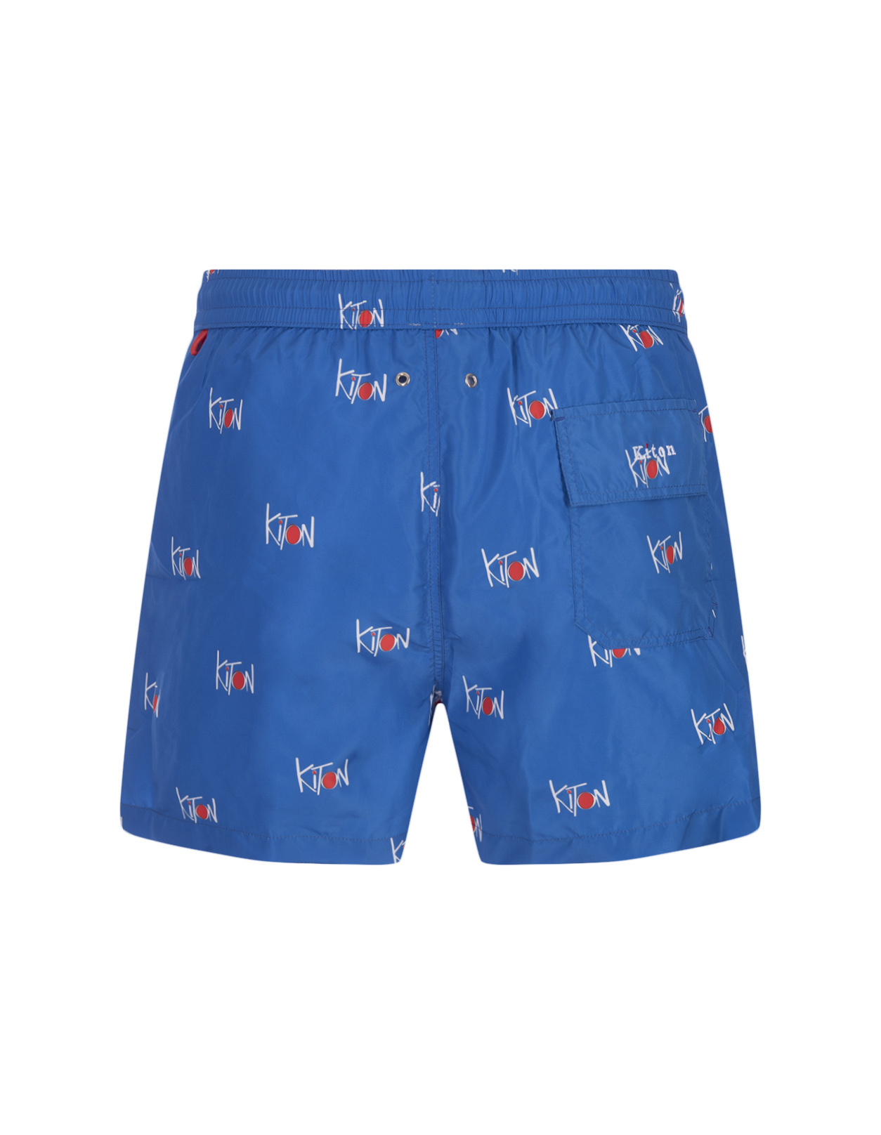 Shorts Da Mare Blu Con Logo All-Over KITON | UCOM2CK0708D02