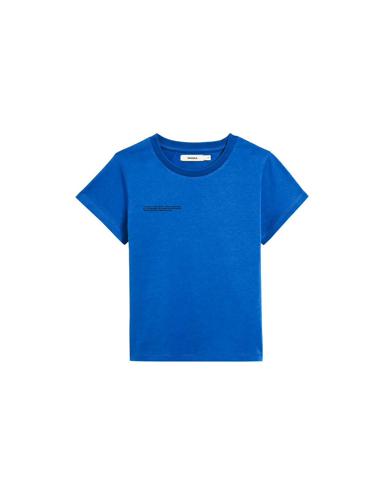 T-Shirt In Cotone Organico Blu Cobalto PANGAIA KIDS | 100002818343