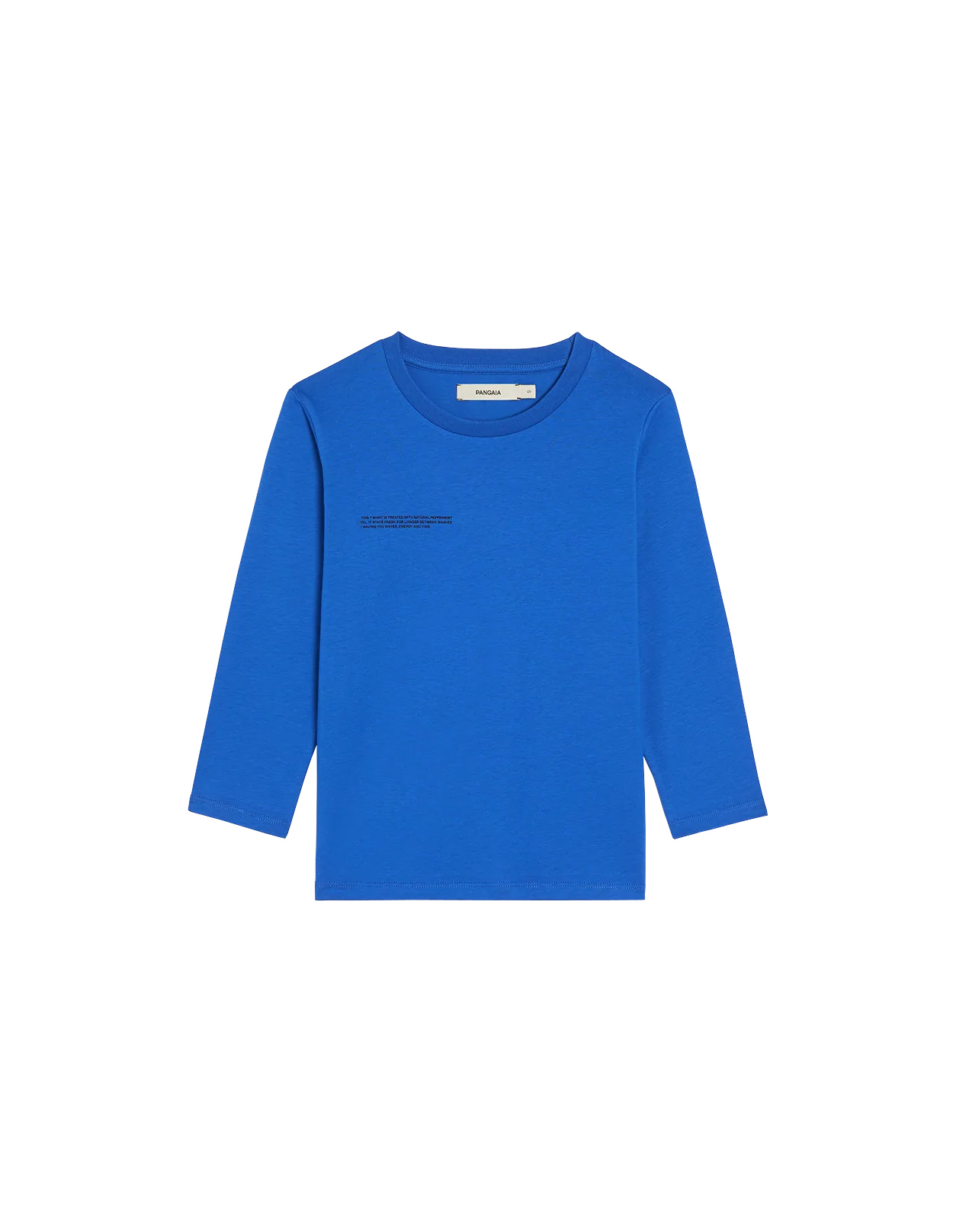 T-Shirt Core M/L In Cotone Organico PPRMINT Blu Cobalto PANGAIA KIDS | 100002828343