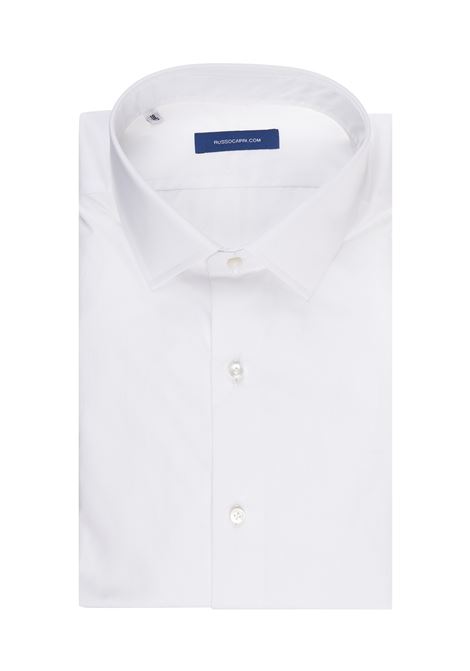 Camicia Regular Fit In Popeline Bianco RUSSO CAPRI | Camicie | NEW COTONEBIANCO