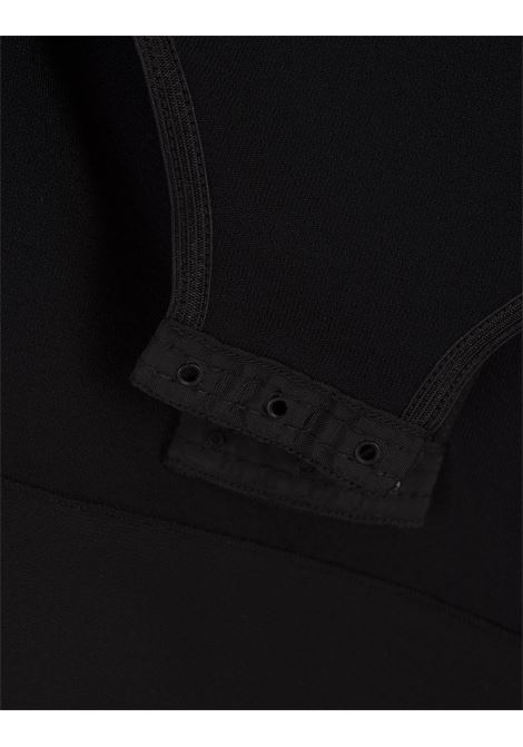 Black Off-Shoulder Knit Bodysuit ALAIA | AA9B0140RM035999