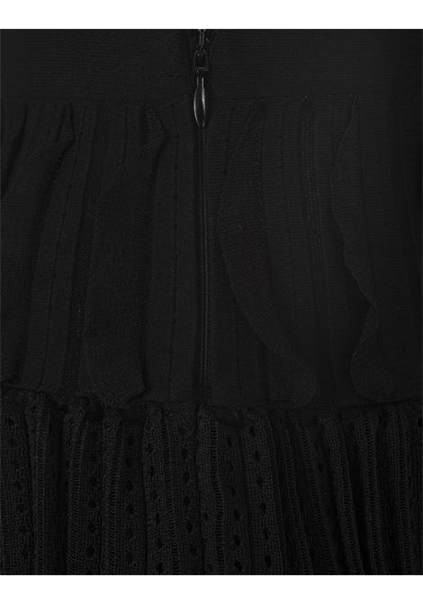 Black Crinoline Flounced Short Skirt ALAIA | AA9J2078CM631999
