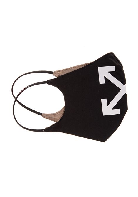 Woman Black Face Mask With White Arrows OFF-WHITE | OWRG002F21FAB0011001