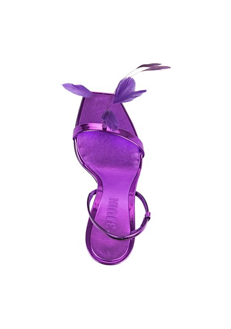 Kimi Sandal in Metallised Purple Leather 3JUIN | 323WC002.R.0656801