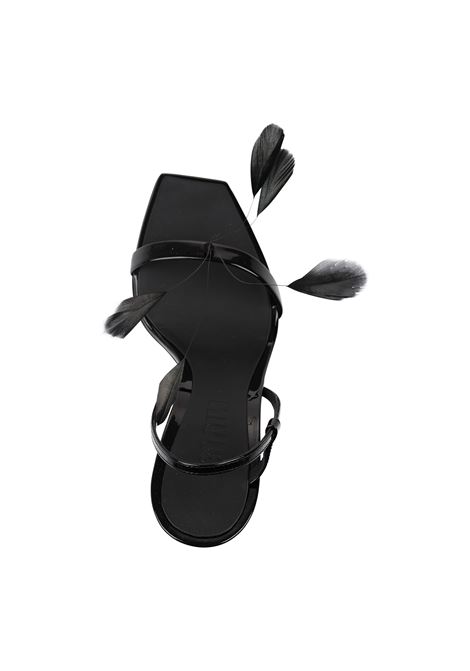 Sandalo Kimi In Pelle Metallizzata Nera 3JUIN | 323WC002.R.0656997