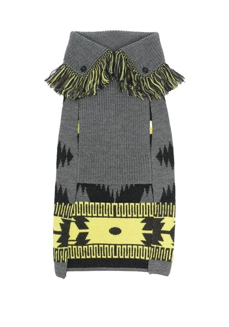 Grey Alanui x Poldo Dog Couture Icon Sweater ALANUI | LWHA082F22KNI0010784