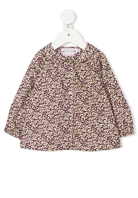 Plum Shirt With All-Over Print BONPOINT | W02XBLWO0502559