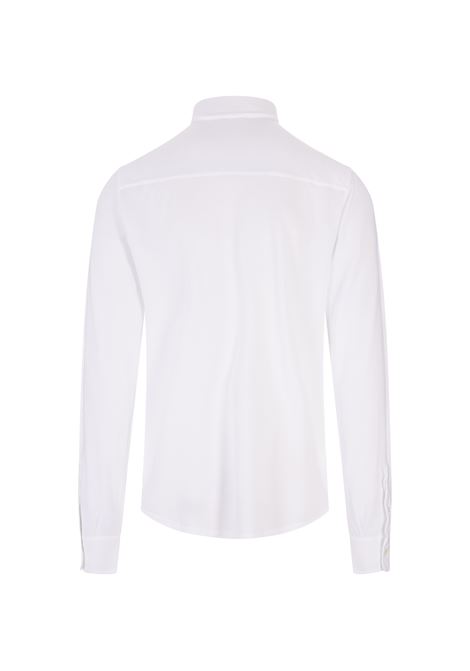 White Piquet Polo Shirt FEDELI | UIF0284CE41