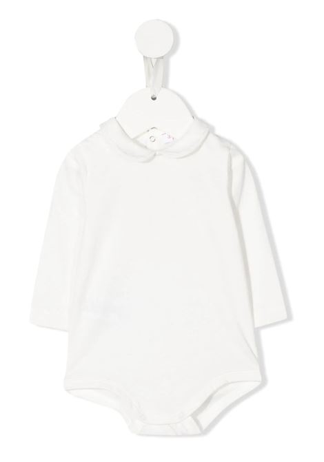 Baby White Body With Round Embroidered Collar IL GUFO | A22MB075M00941010
