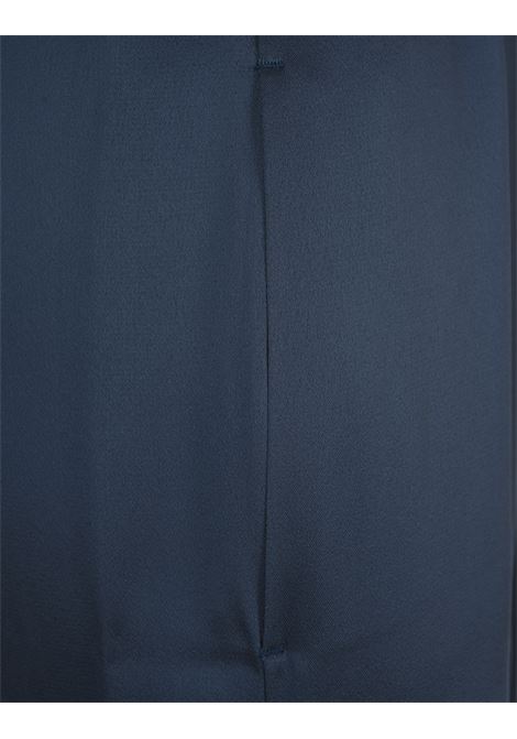 Navy Blue Euclide Satin Jumpsuit 'S MAX MARA | 2392460139600006