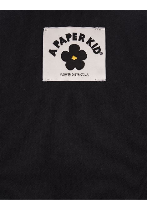 Bomber Nero Con Patch Logo A PAPER KID | F3PKUABO016110