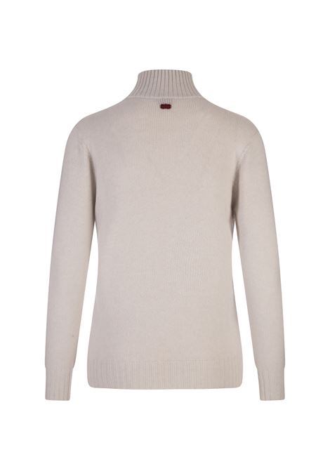 White Cashmere Turtleneck Sweater AGNONA | K202068-4K080FN36