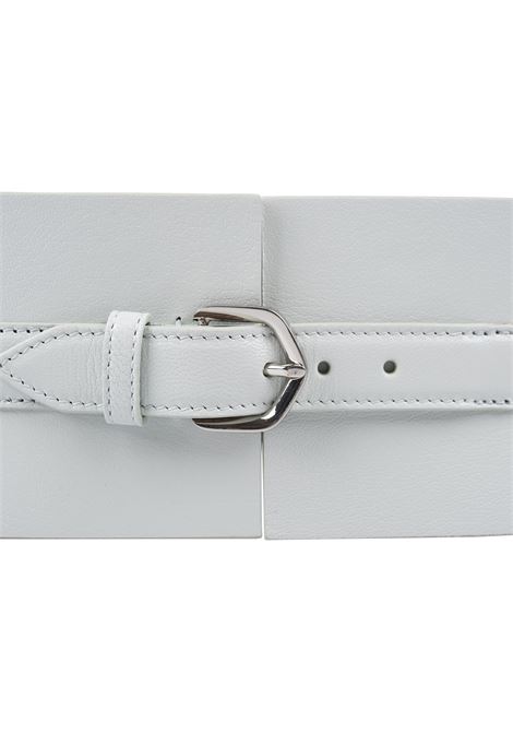 Bustier Leather Belt In Pastel Mint ALAIA | AA1C094MCA212608