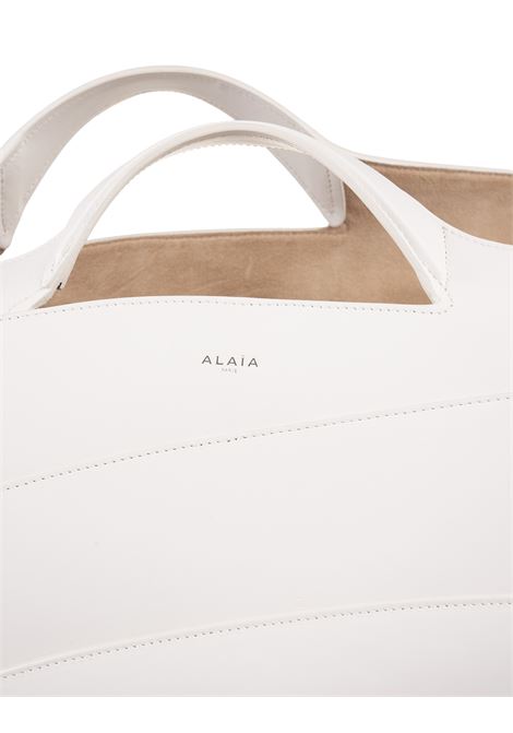 Khaima Large Bag In Ivory Leather ALAIA | AA1S06078CA223030
