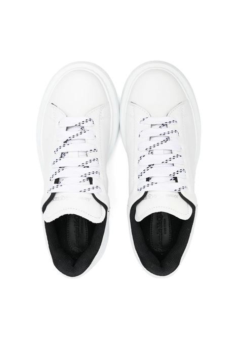 White Oversize Sneakers With Lilac Suede Spoiler ALEXANDER MCQUEEN KIDS | 710105-WHX128882
