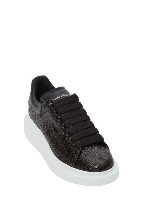 Glitter Effect Oversized Sneakers In Black ALEXANDER MCQUEEN | 553771-W4EY41000