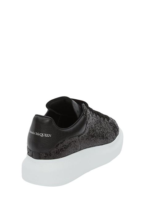 Glitter Effect Oversized Sneakers In Black ALEXANDER MCQUEEN | 553771-W4EY41000