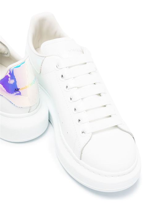 White Oversize Sneakers With Iridescent Spoiler ALEXANDER MCQUEEN | 561726-WHVI59375