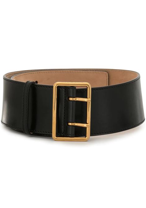 Black And Gold Military Belt ALEXANDER MCQUEEN | 621405-1BR0T1000