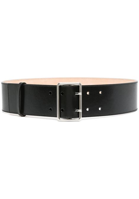 Black And Silver Military Belt ALEXANDER MCQUEEN | 621405-1BR0Y1000