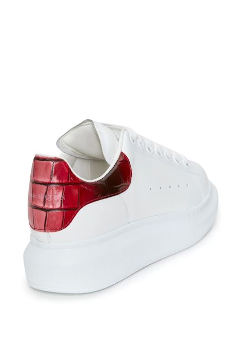 White Oversized Sneakers With Scottish Red Spoiler ALEXANDER MCQUEEN | 718233-WIDJA9716