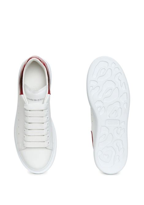 White Oversized Sneakers With Scottish Red Spoiler ALEXANDER MCQUEEN | 718233-WIDJA9716