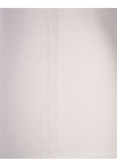Top Body Bianco Con Righe Traforate ALEXANDER MCQUEEN | 718927-Q1A2S9004