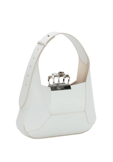 Ivory The Jewelled Hobo Bag ALEXANDER MCQUEEN | 731135-DYTAB9210