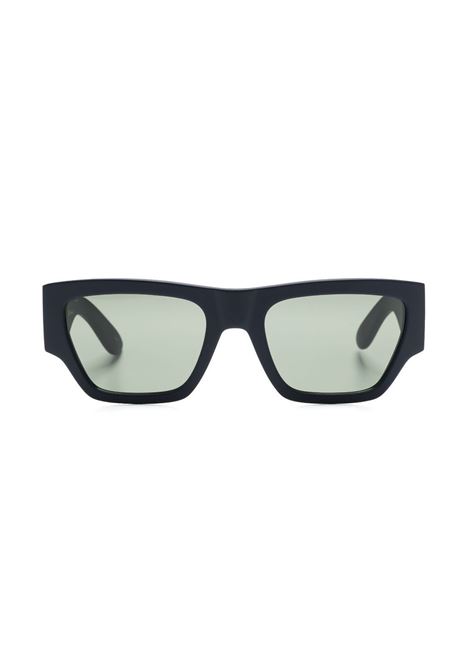 McQueen Angled Sunglasses in Black/Green ALEXANDER MCQUEEN | 744510-J07494078