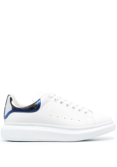 Oversize Sneakers In White/Silver/Blue ALEXANDER MCQUEEN | 750335-WIDJN8711