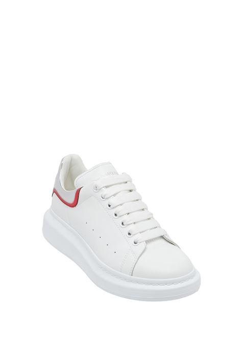 Oversize Sneakers In White/Silver/Red ALEXANDER MCQUEEN | 750335-WIDJN9174