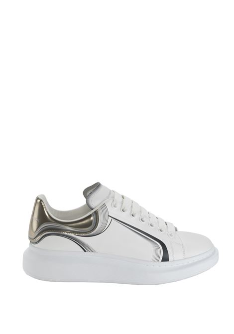 Oversized Sneakers In White/Vanilla/ Black ALEXANDER MCQUEEN | 750336-WIDJP8834