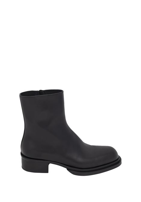 Black Cuban Stack Ankle Boots ALEXANDER MCQUEEN | 750383-WIDY01000