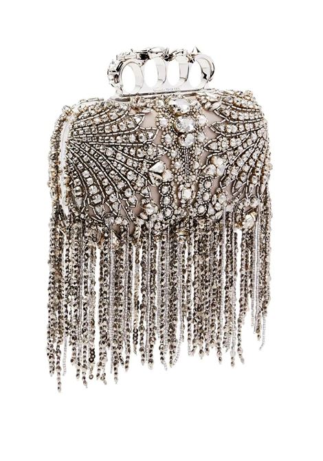 Clutch The Knuckle Exploded Victorian Jewel In Nero ALEXANDER MCQUEEN | 755455-1T1A88550