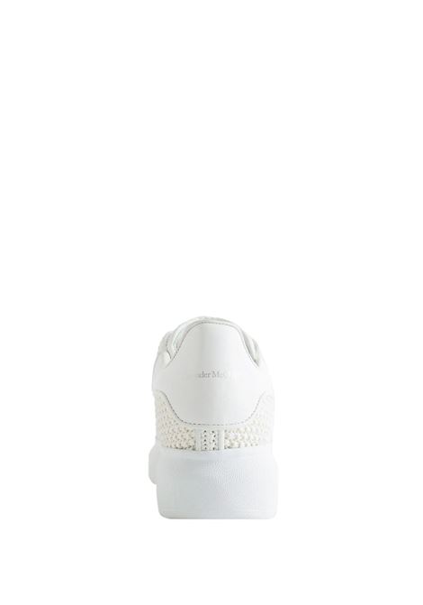 White Textured Oversized Sneakers ALEXANDER MCQUEEN | 755628-W4WA29000