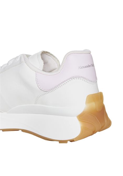White and Pink Sprint Runner Sneaker ALEXANDER MCQUEEN | 755637-WIDN98855