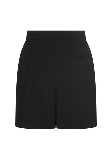 Black Wool Shorts With Front Zips ALEXANDER MCQUEEN | 757297-QJAAC1000