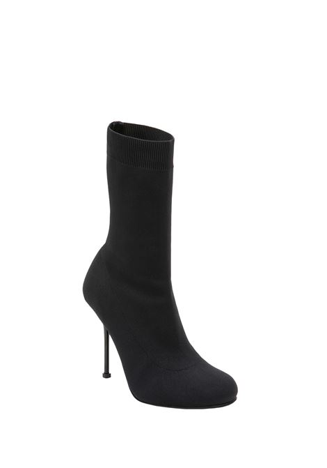 Black Knitted Ankle Boots ALEXANDER MCQUEEN | 757497-W4X701000