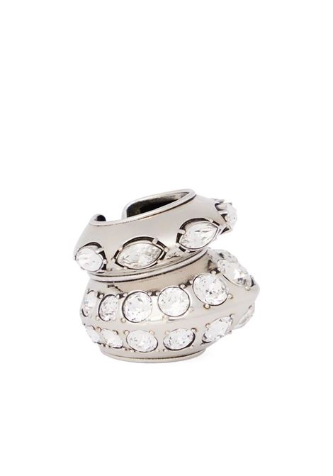 Jewelled Accumulation Ring in Antiqued Silver ALEXANDER MCQUEEN | 757531-J160N1318