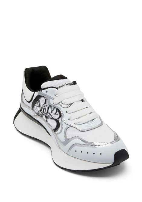 Sprint Runner Sneakers in White ALEXANDER MCQUEEN | 757985-W4WM68718